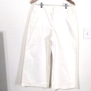 Merona Culottes Stretch White Pants